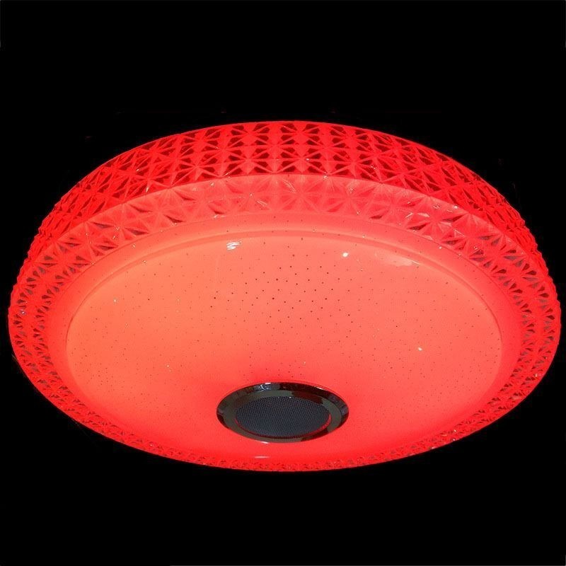 Ceiling Light Decorative Lamp Remote APP Control Bluetooth Music Speaker Flush Mount
