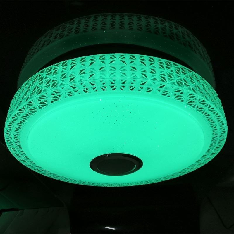 Ceiling Light Decorative Lamp Remote APP Control Bluetooth Music Speaker Flush Mount