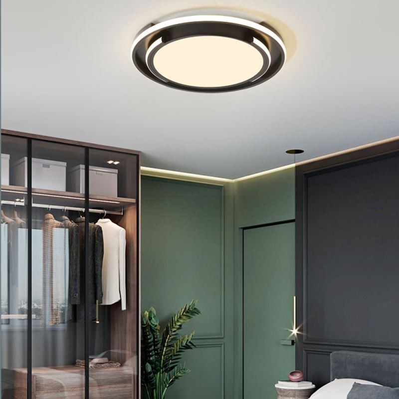 Modern Minimalist Flush Mount Ceiling Light Circular Ceiling Fixture