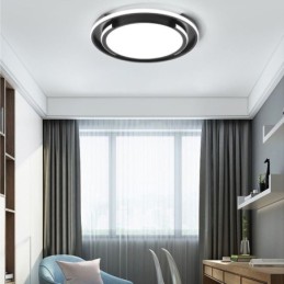 Modern Minimalist Flush Mount Ceiling Light Circular Ceiling Fixture