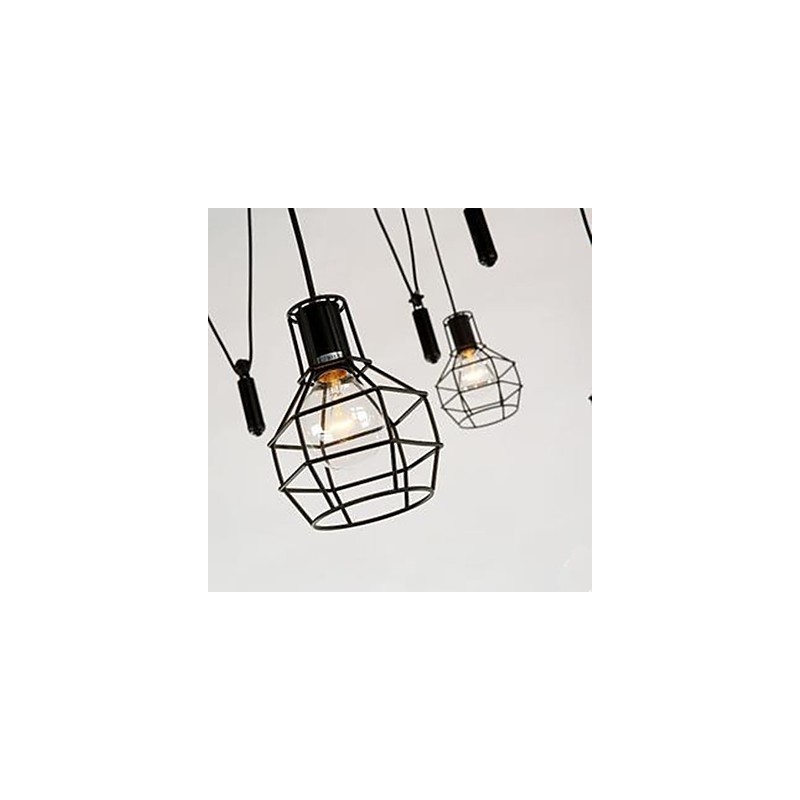 Dining Sitting Chandelier American Country Lamps And Lanterns Lift Tiny Cages Droplight