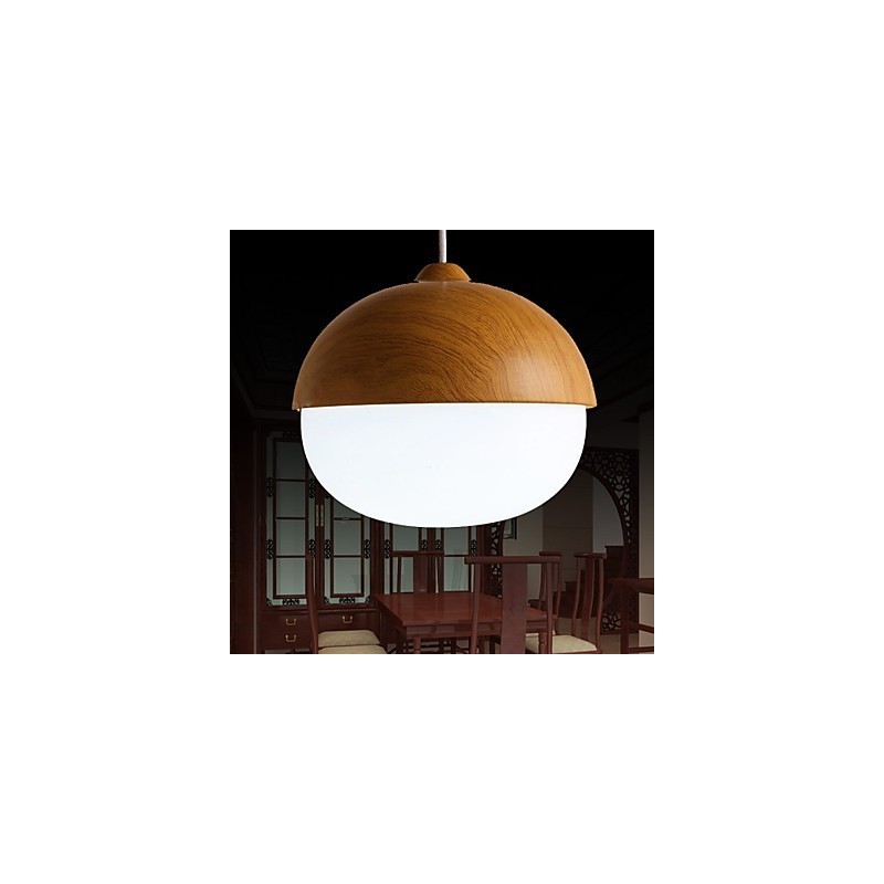 Chandelier Mini Style Modern Contemporary Wood Bamboo