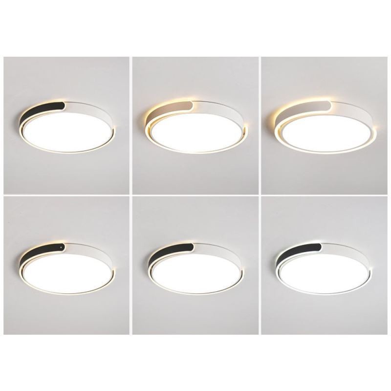 Round Acrylic Flush Mount Ceiling Light Fixture