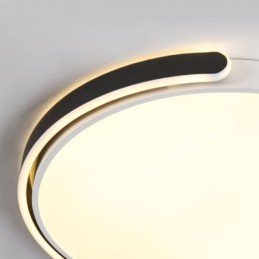 Round Acrylic Flush Mount Ceiling Light Fixture