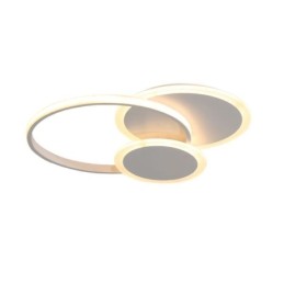 Round Flush Mount Light Fixture Modern Acrylic Ceiling Light