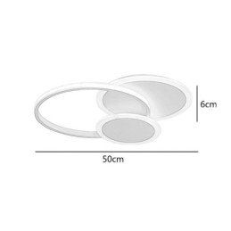 Round Flush Mount Light Fixture Modern Acrylic Ceiling Light