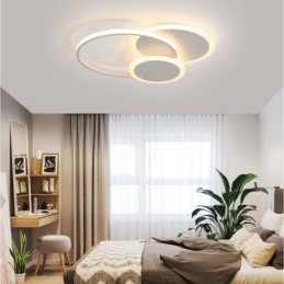 Round Flush Mount Light Fixture Modern Acrylic Ceiling Light