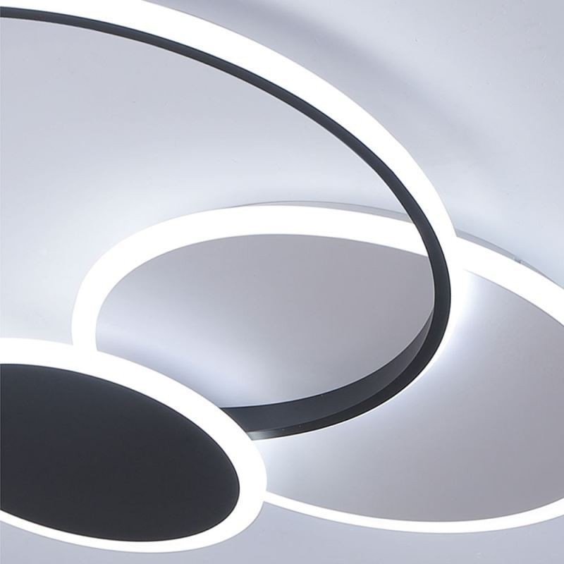 Round Flush Mount Light Fixture Modern Acrylic Ceiling Light