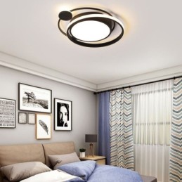 Contemporary Circular Flush Mount Ceiling Light