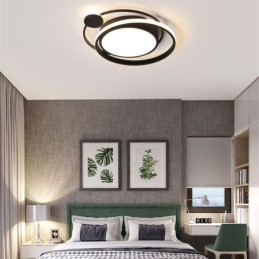 Contemporary Circular Flush Mount Ceiling Light