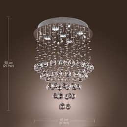 Crystal Chandelier with 5 lightsoque Design (K9 Crystal)