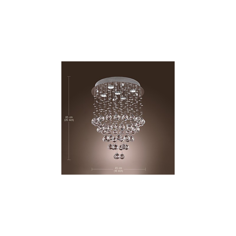 Crystal Chandelier with 5 lightsoque Design (K9 Crystal)