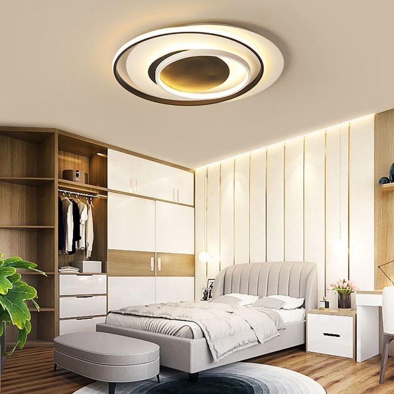 Irregular Round Flush Mount Ceiling Light