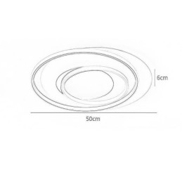 Irregular Round Flush Mount Ceiling Light