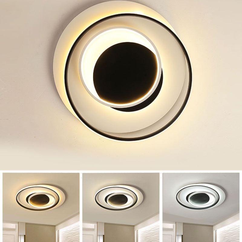 Irregular Round Flush Mount Ceiling Light