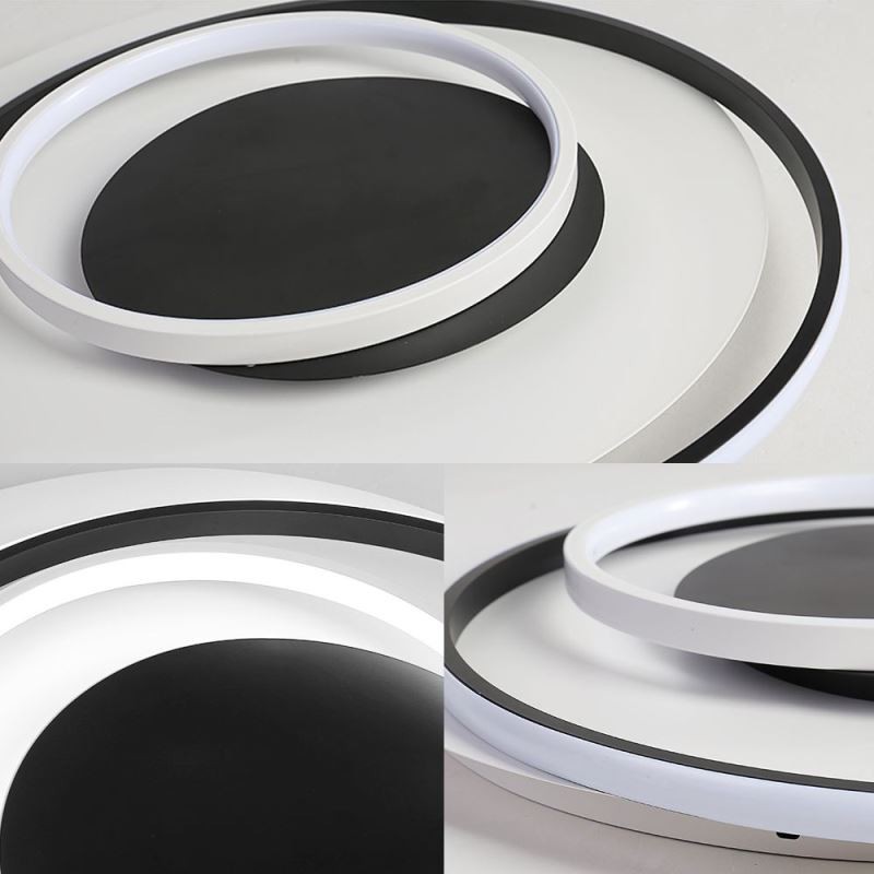 Irregular Round Flush Mount Ceiling Light
