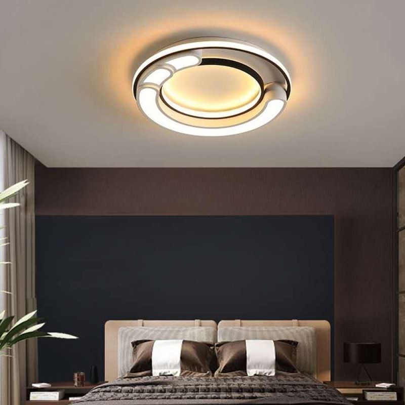 Circular Flush Mount Light Fixture Acrylic Ceiling Light