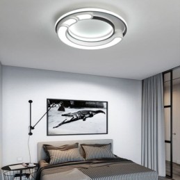 Circular Flush Mount Light Fixture Acrylic Ceiling Light
