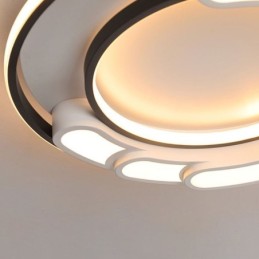 Circular Flush Mount Light Fixture Acrylic Ceiling Light