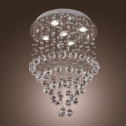 Crystal Chandelier with 5 lightsoque Design (K9 Crystal)