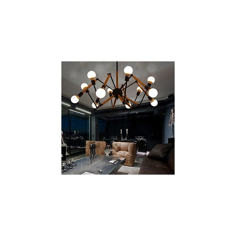 Chandelier Mini Style Modern Contemporary Metal