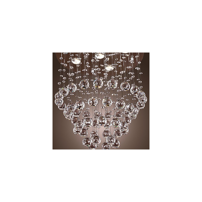 Crystal Chandelier with 5 lightsoque Design (K9 Crystal)