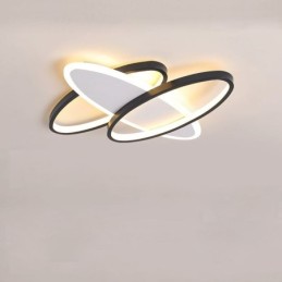 Modern Acrylic Flush Mount Oval Ceiling Light