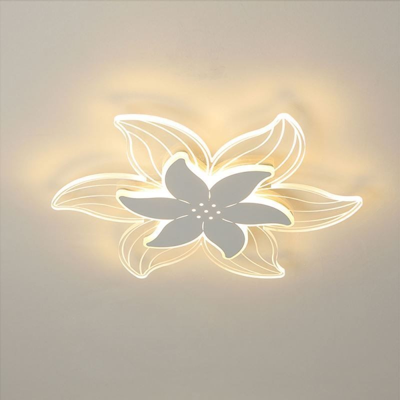 Elegant Flower Flush Mount Ceiling Light Unique Decorative Lighting