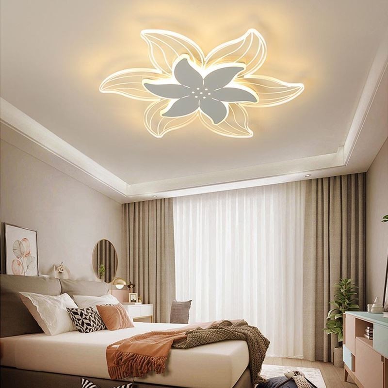Elegant Flower Flush Mount Ceiling Light Unique Decorative Lighting