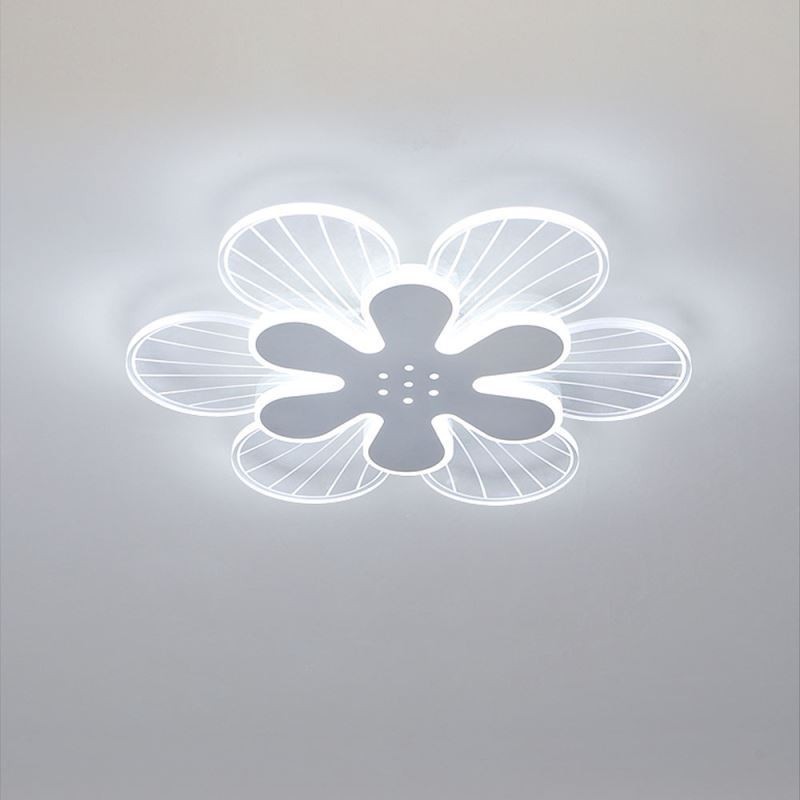 Modern Flush Mount Pretty Flower Decorative Ceiling Light