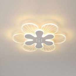 Modern Flush Mount Pretty Flower Decorative Ceiling Light