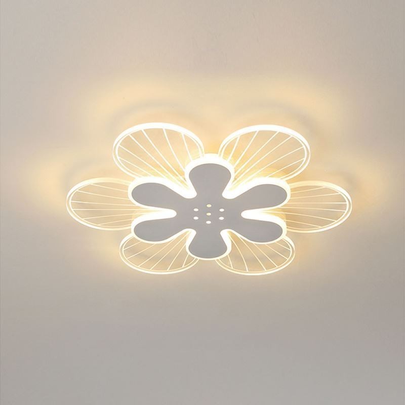 Modern Flush Mount Pretty Flower Decorative Ceiling Light