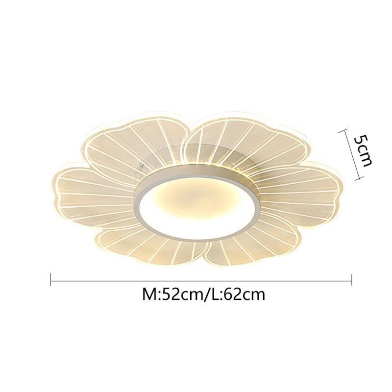 Minimalist Petal Flush Mount Ceiling Light Creative Decoration Lighting