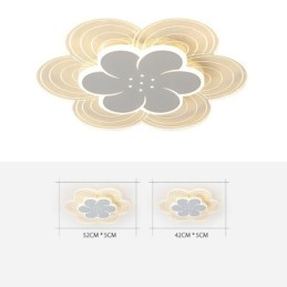 Gorgeous Petal Flush Mount Ceiling Light Minimalist Acrylic Light