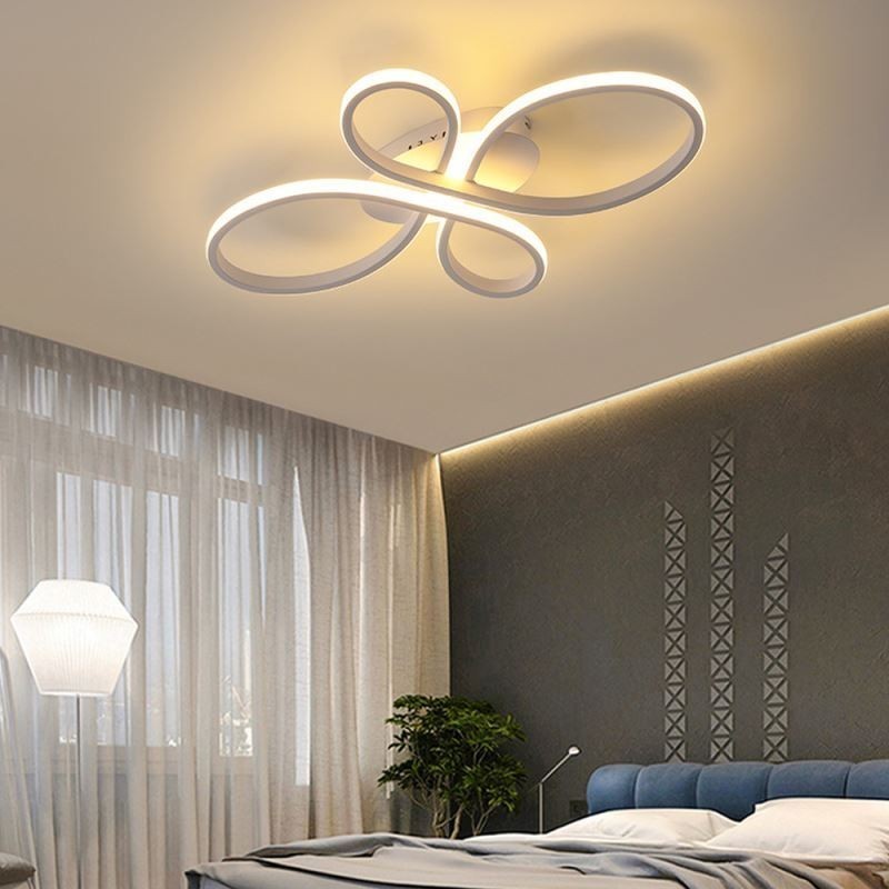 Modern Flush Mount Ceiling Light Flower Design Decorative Lighting