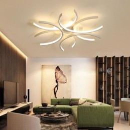 Modern Flush Mount Ceiling Light Silica Gel Decoration Light