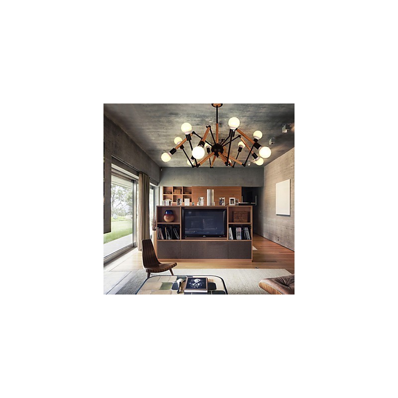 Chandelier Mini Style Modern Contemporary Metal