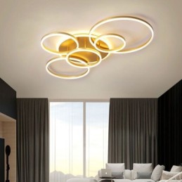Halo Ring Flush Mount Modern Acrylic Ceiling Light