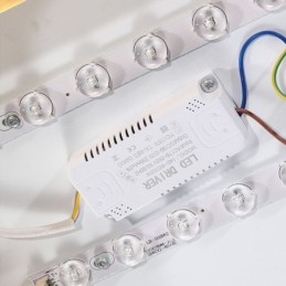 Round Flush Mount Modern Golden Acrylic Ceiling Light