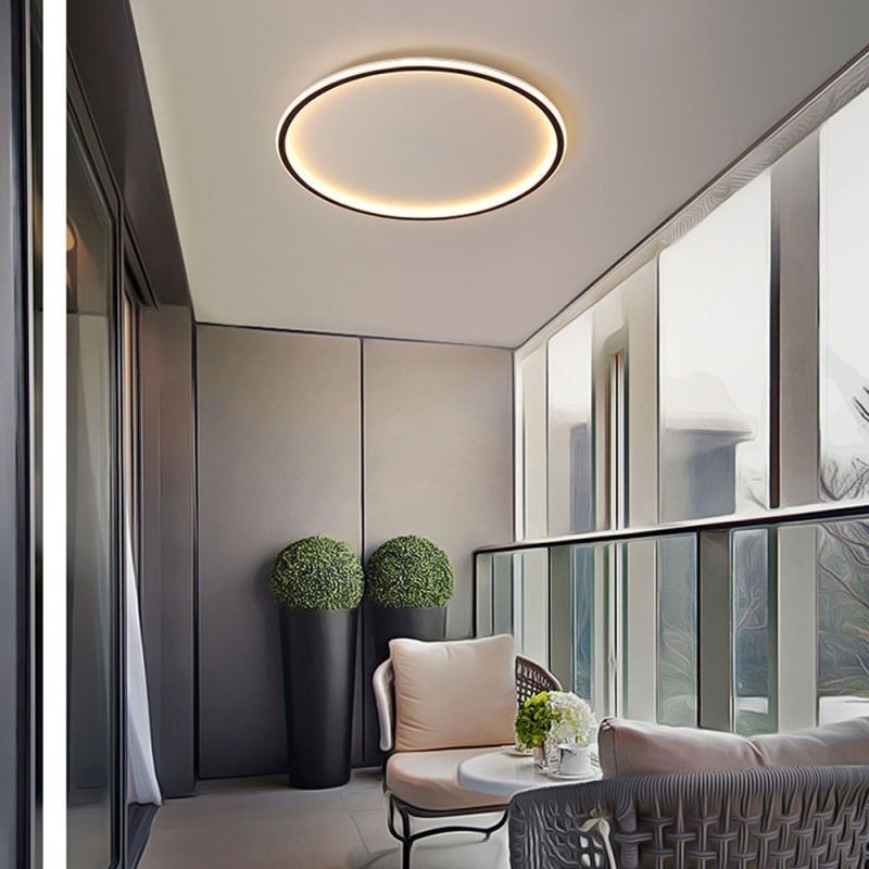 Flush Mount Minimalist Circular Ceiling Light