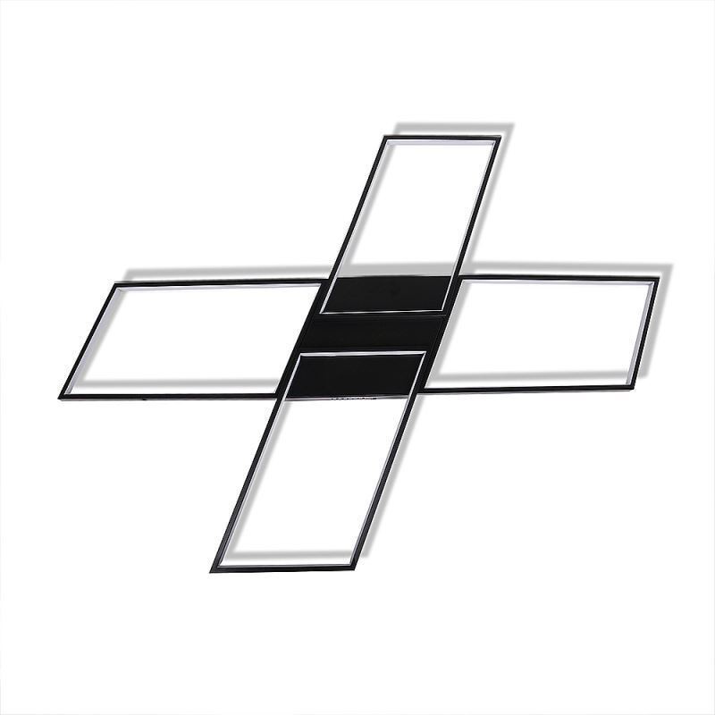 X Shaped Flush Mount Minimalist Acrylic Ceiling Light