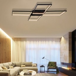 X Shaped Flush Mount Minimalist Acrylic Ceiling Light