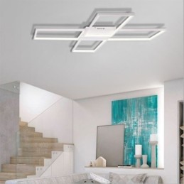 X Shaped Flush Mount Minimalist Acrylic Ceiling Light