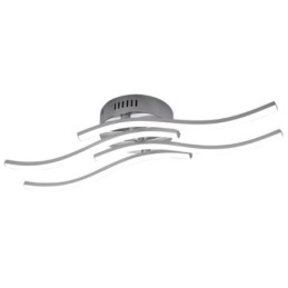 Modern Simple Flush Mount Acrylic Wave Shaped Ceiling Light