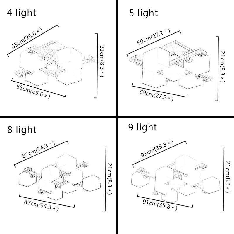 Nordic Flush Mount Ceiling Light Creative Warm Solid Wood Light