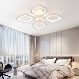 Modern Simple Flush Mount Acrylic Petal Ceiling Light