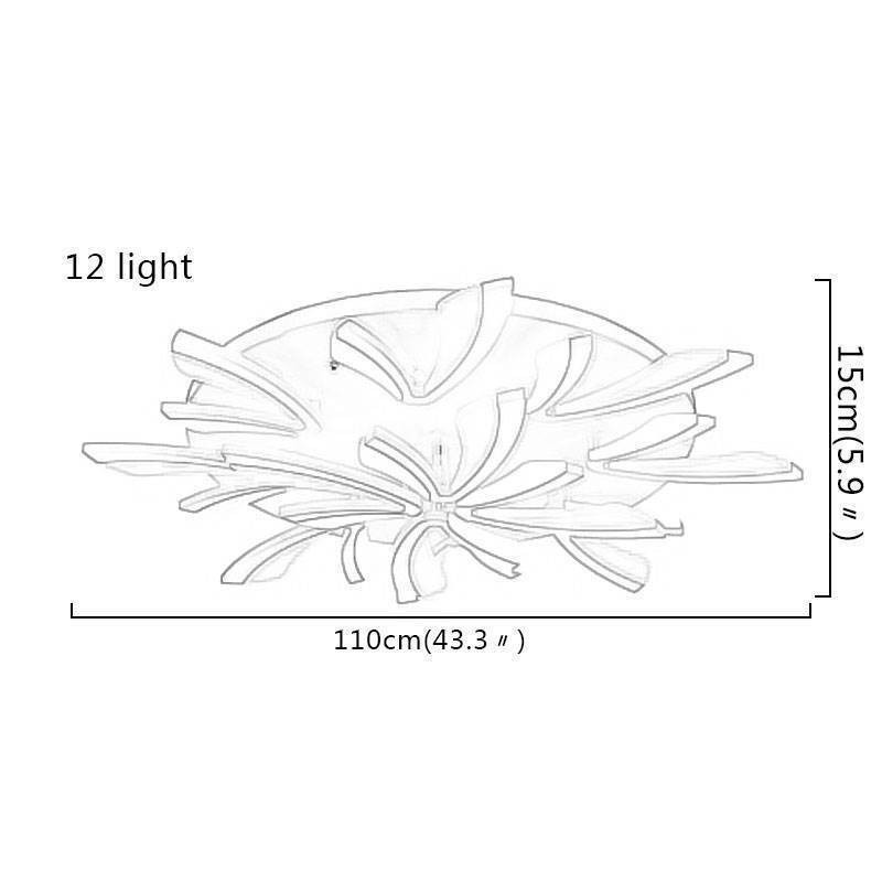Modern Dandelion Flush Mount Simple Ceiling Light