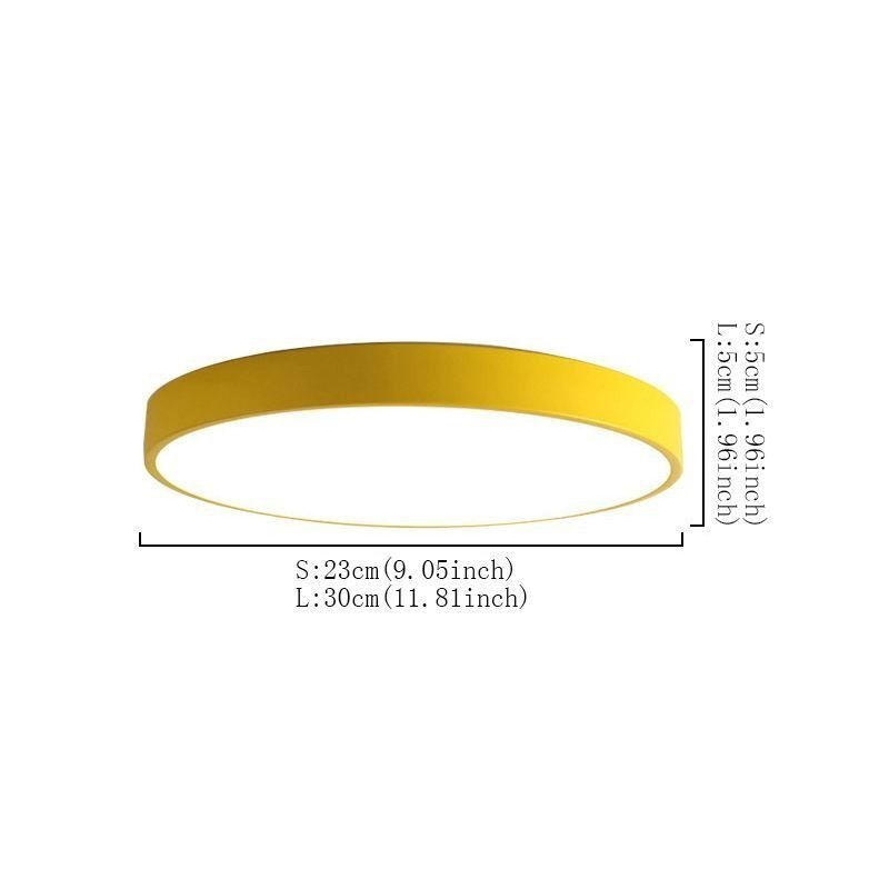 Modern Flush Mount Round Ceiling Light Ultra Thin Home Lighting Light