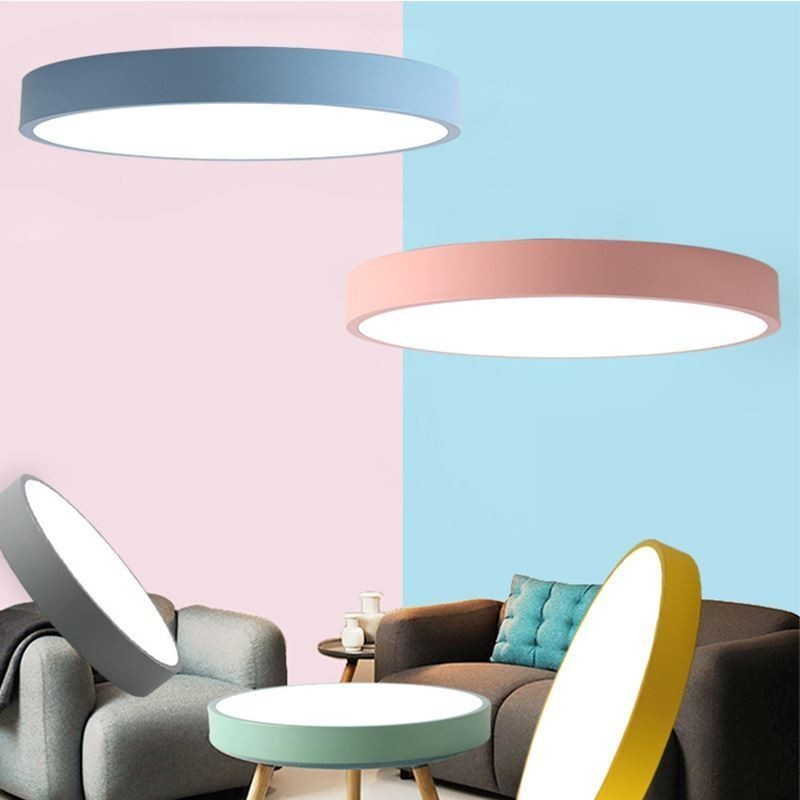 Modern Flush Mount Round Ceiling Light Ultra Thin Home Lighting Light