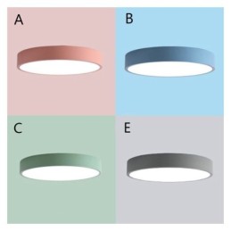 Contemporary Flush Mount Ultra Thin Ceiling Light Round Lamp Light